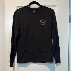 Vans Black Long Sleeve Shirt